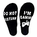 Socken mit der Aufschrift "Do Not Disturb I'm Gaming", aus Baumwolle, für Gamer