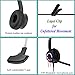 Phone Headset Noise Cancelling Mic RJ9 U10P Bottom Cable Compatible with Polycom VVX, Mitel, Shoretel, Nortel Phones