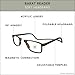 Clic Magnetic Reading Glasses for Men or Women, Soft Foldable Band, Computer Readers, Barat (M-XL, Tortoise, 2.50 Magnification)