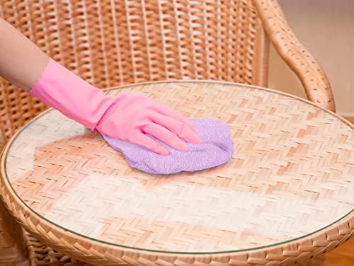 Image of Utopia Towels 24 Pack Cotton Washcloths Set, 100% Ring Spun Cotton, Premium Quality Flannel Face Cloths, Highly Absorbent and Soft Feel Fingertip Towels, Lavender