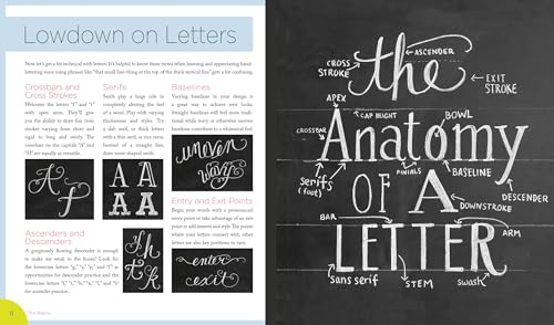 The Complete Book of Chalk Lettering: Create and Develop Your Own Style - INCLUDES 3 BUILT-IN CHALKBOARDS - Image 4