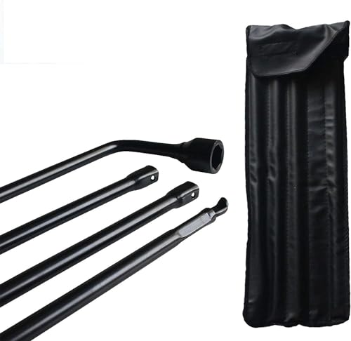 Image of 5405 Spare Tire Lug Wrench Tool Kit - Heavy Duty Carbon Steel with Storage Case - Compatible with Select 2012 Full-Size Pickup Trucks & SUVs