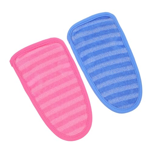 Gatuida 2 Piezas Manoplas Doble Cara Suaves y Reutilizables para Cuidado Facial y Corporal Guantes Lavables para Limpieza Profunda de