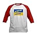 CafePress We Stand with Ukraine Baseball Jersey Kids Cotton Baseball Jersey, 3/4 Raglan Sleeve Shirt Red/White