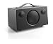 Audio Pro Addon C3 - Tragbarer Multiroom Lautsprecher Klein mit Bluetooth &amp; WiFi - Kabelloser Smart Speaker mit App-Steuerung für Air Play, Spotify - Schwarz