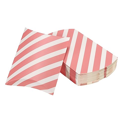 Boîte oreiller rose 14x10 cm en papier PATIKIL pour emballage cadeau de mariage