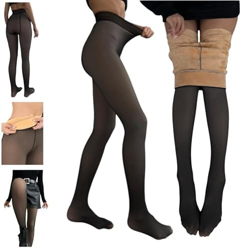 Termal ten rengi külotlu çorap içi polarlı ten rengi ince çorap görünümlü külotlu çorap S/M ve L/XL - Görsel 1