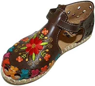 mexican sandals with flowers