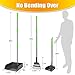 TOOGE Larger Pooper Scooper for Large Dogs, Dog Pooper Scooper for Large Medium Small Dogs Long Handle Stainless Metal Tray and Rake Set Heavy Duty