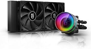 DEEP COOL Castle 240EX, Addressable RGB AIO Liquid CPU Cooler, Anti-Leak Technology Inside
