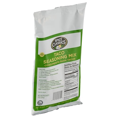 Spice Classics Taco Seasoning Mix, 9 oz