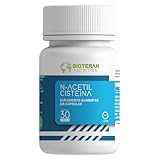 N-Acetil Cisteína 30 Cápsulas BIOTEAH Orginal Suplemento Alimentar Antioxidante Vitaminas
