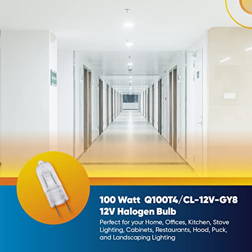 120 Volt Regent Bp86100Q 100 Watt Halogen Bulb, Sp100 Lamp, Ms248 Light - With Gy8, Gy8.6, Gy7.9, 2 Pin Base - Technical Precision #TOP3