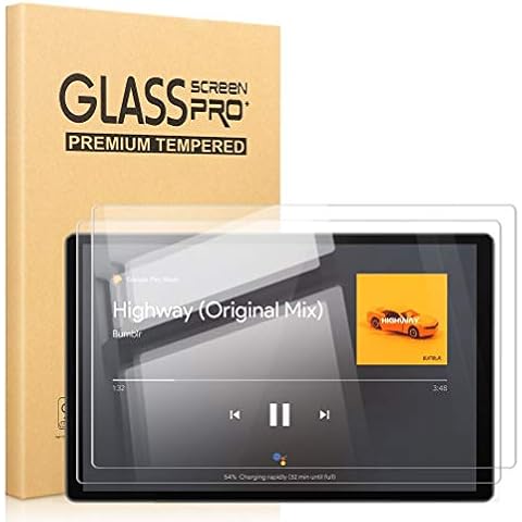 Pnakqil [2 Pack Screen Protector for Lenovo Tab M10 10.1" Clear Tempered Glass Flim [Bubble-Free] [Anti-Scratch] Easy Installation Original Screen Protectors for Lenovo Tab M10 10.1 TB-X605F/TB-X505F Cover