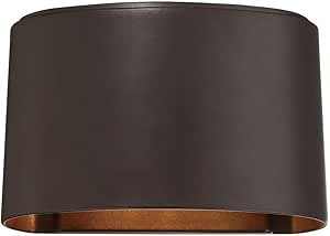 Minka Lavery Outdoor Wall Light 72400-615B-L Everton Exterior Wall Lantern, 1-Light LED 14 Watts, Dorian Bronze
