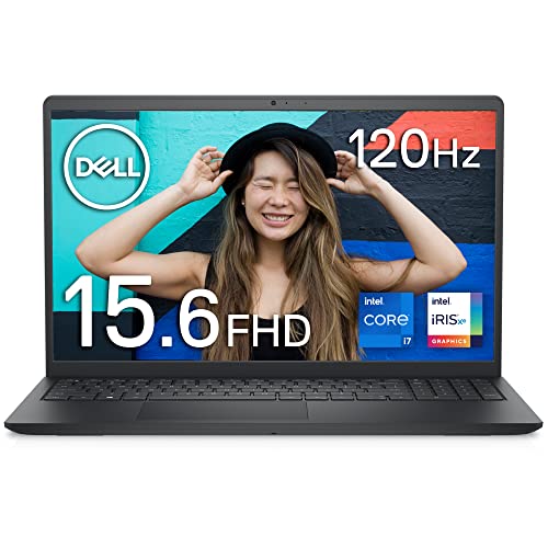 Dell Inspiron 15 3520 ノートパソコン NI385A-CNLB カーボンブラック(Intel 12Gen Core i7-1255U,16GB,512GB SSD,15インチFHD)