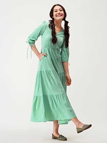 Image of AASK Women Fit and Flare Dress