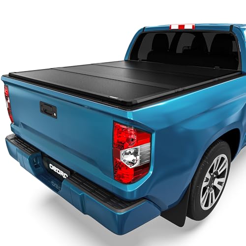 OEDRO FRP Hard Tri-fold Tonneau Cover Fold Truck Bed Covers