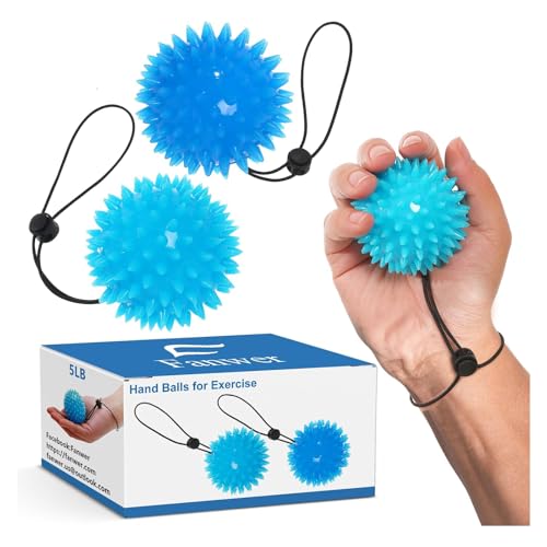 Fanwer Hand Grip Strengthener & Finger Exerciser Ball - Improve Y...