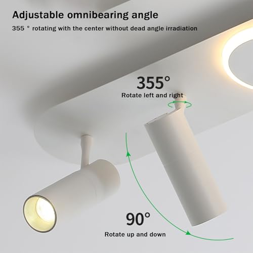 Lámpara de techo regulable con mando para iluminación de pasillos 3