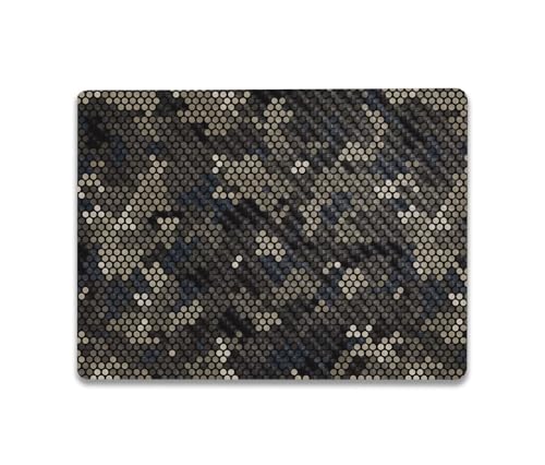 Image of MightySkins Carbon Fiber Skin Compatible with Microsoft Surface Laptop Go 3 (2023) Full Wrap Kit - Camo Dots | Protective, Durable Textured Carbon Fiber Finish | Made in The USA