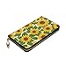 DaihAnle Sunflower ﻿Hand-Held Wallet Fashionable Long Microfiber Leather Large Capacity