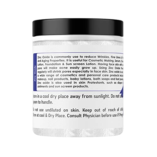 Image of Zinc Oxide Powder For Face Pack & Skin Care (100% Pure and Natural) - 200g