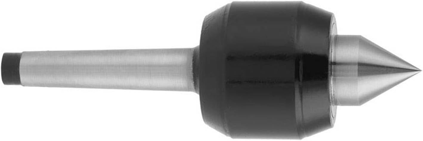 High Precision MT1 Live Center for Lathe 660 lbs Load Capacity, Medium Speed and Load Environment, Centerpiece Support Tool