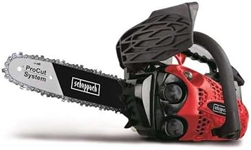 Scheppach Petrol Chainsaw CSP2540 Chainsaw Small | 25 cm Blade | 25.4 cm³ | 2-Stroke Petrol Engine | ProCut Blade & Chain | Compact and Lightweight