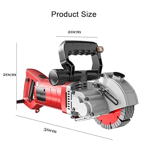 Rainureuse murale 5500W profondeur 40 mm outil de coupe béton rouge