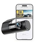 KAWA Dash Cam 3K with Voice Control, Included 32GB SD Card, WiFi Dash Camera for Cars, NightEagl Engine, Mini Hidden Dashcam Front, G-Sensor, Loop Recording, 24H Park Mode, APP, Support 256GB Max