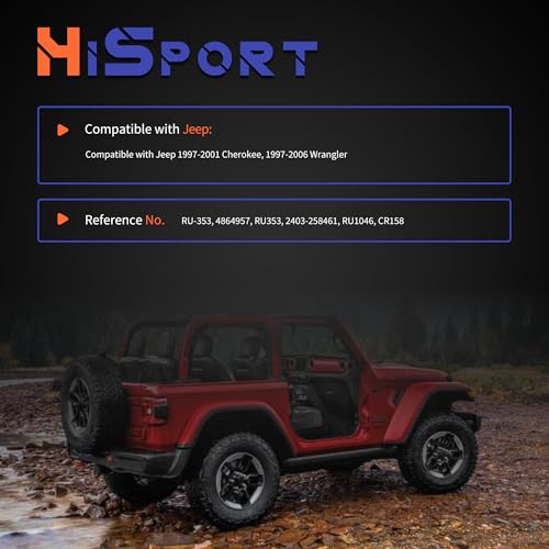 Image of HiSport HVAC Heater Blower Motor Fan Resistor RU-353 Compatible with Jeep | Wrangler 1997-2006,Cherokee And TJ 1997-2001 Replaces RU353 RU1046 4864957 3A1101 CR158