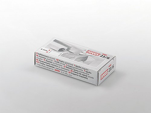 Novus - Grapas, 23/6, galvanizadas (1000 unidades)