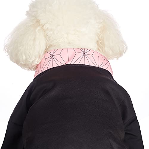 Coomour Dog Costume Pet Clothes Cat Cosplay Outfits Funny Small Dog Costumes (M,Pink) #TOP4