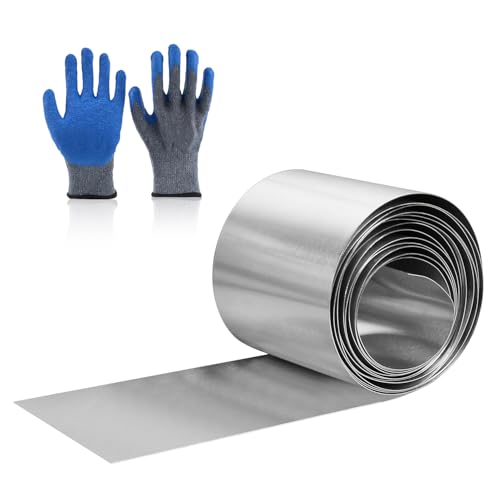 Rouleau clignotant en aluminium 10,2 cm x 6,1 m pour étanchéité toiture