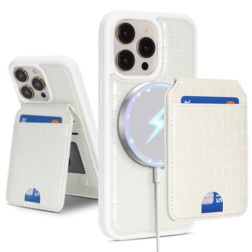 Ｈａｖａｙａ Leather Wallet Case for iPhone 15 Pro Max - White
