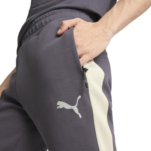 Pantalon PUMA Evostripe homme gris avec cordon ajustable