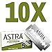 10 Astra Superior Platinum Double Edge Razor Blades For Professional Barbers And Traditional Shaving Enthusiasts