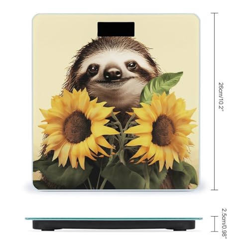 Báscula digital de baño 400 lb con vidrio templado miniatura 2