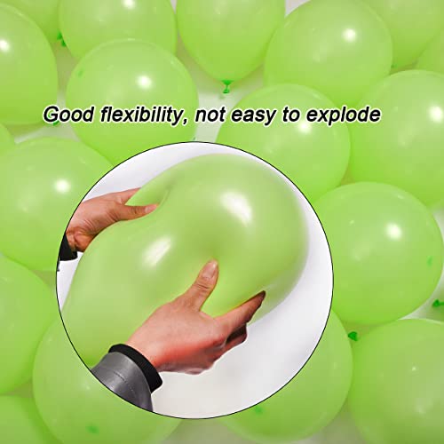 Image of 300 Pack Lime Green Balloons 12 inch Green Latex Party Balloon Bulk for Various Party Events Decorations