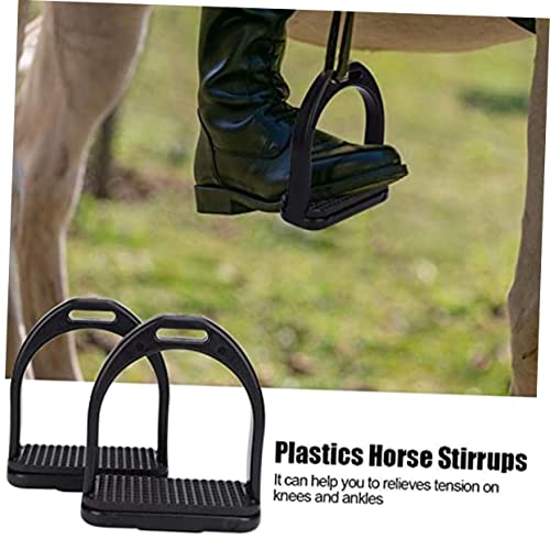 Étriers équitation durables en acier brossé pour selle de cavalier