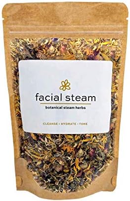 Botanical Facial Steam | 4 Steams | Organic Skin Care | All Skin Types | Cleanse, Hydrate, Tone | USDA Organic Herbs | Wildflower Wellness