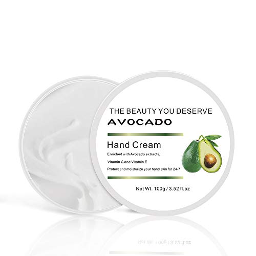Felico Hand Cream, Anti Aging Avocado Hand Moisturizing Cream, Vitamin C Vitamin E For Dry Cracked Hands, Repair Skin Of The Hands, Non-Greasy Travel Care Lotion For Men And Women - 3.52 Fl.oz #TOP5