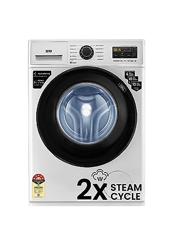 IFB 6.5 Kg 5 Star Front Load Washing Machine 2X Power Steam (SENORITA VXS 6510, White & Black, In-built Heater, 4 years Comprehensive Warranty)
