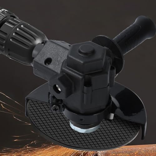 Adaptador de taladro a amoladora angular con mango para discos de corte y pulido 4