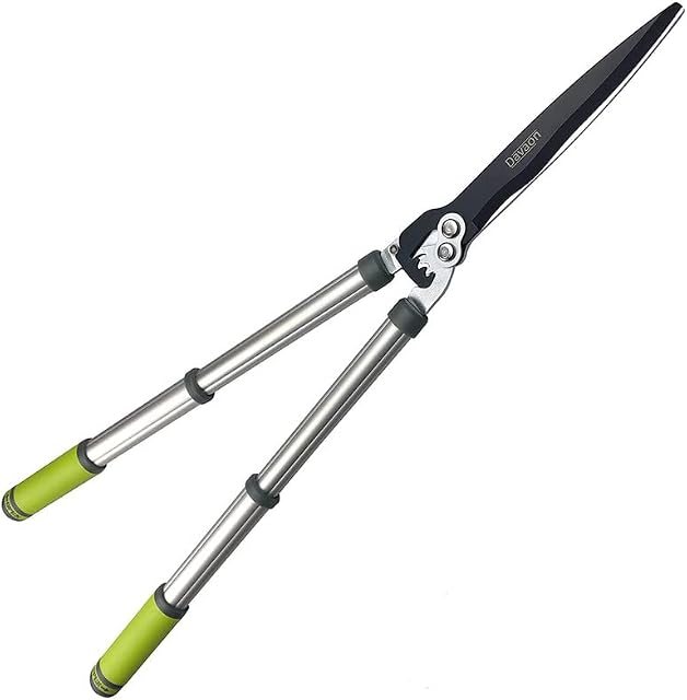 Telescopic Garden Shears for Hedges - Extendable Hedge Shears with Advanced Geared Mechanism, Anti-Slip Grip and Premium Rust-Resistant Steel, Davaon Pro