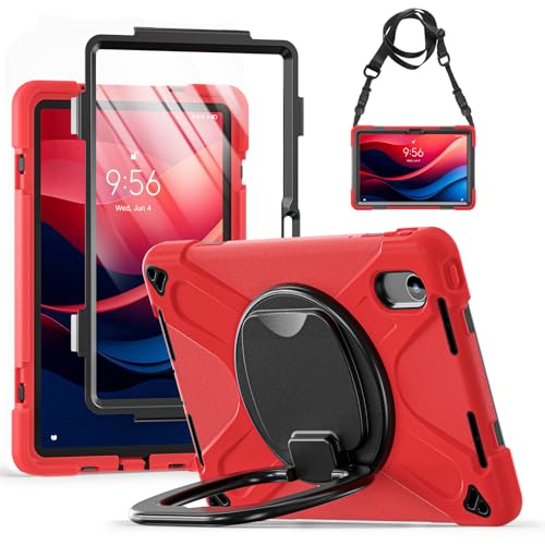 Funda para Lenovo Tab M11 con soporte giratorio de 360 grados y protector de pantalla integrado