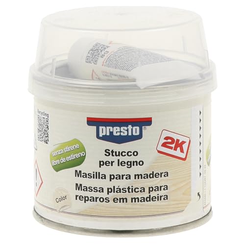 presto 443480 Stucco per legno senza stirene marrone chiaro 250 g