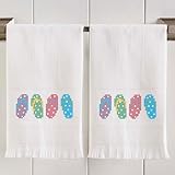 Herrschners Fab Flip-Flop Terry Towel Pair Stamped Cross-Stitch