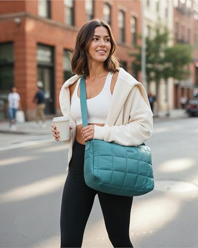 Image of Reebok Womens Crossbody Bag - Lightweight Stylish Nylon Quilted and Non-Quilted Everyday Crossbody Sling Bags for Women